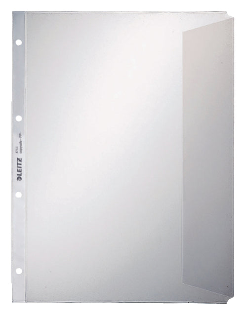 Show bag Leitz 4764 4 trous PP grain 0,13mm avec rabat