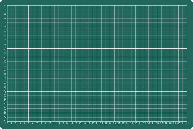 Tapis de découpe A3 450X300mm vert