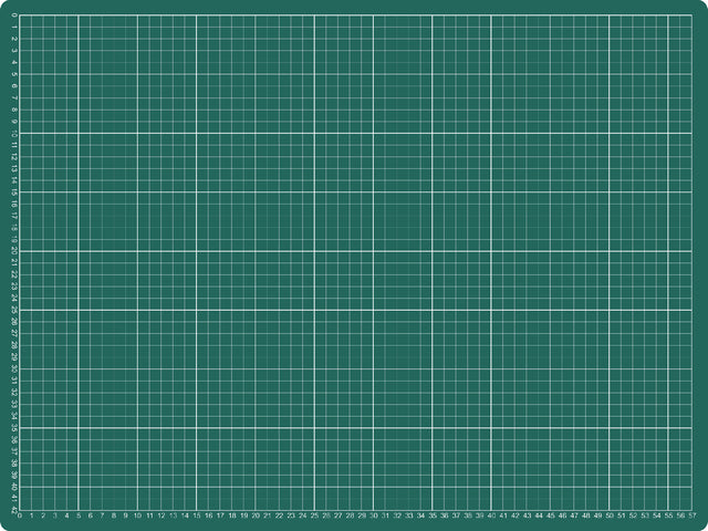 Tapis de découpe A2 600X450mm vert