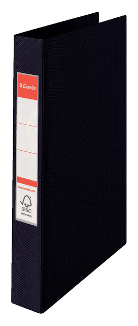 Classeur à anneaux Esselte A4 23 anneaux O-mech 25mm carton noir | 10 morceaux