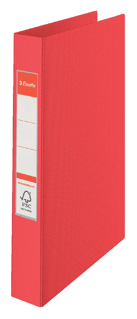 Classeur à anneaux Esselte A4 23 anneaux O-mech 25mm PP rouge