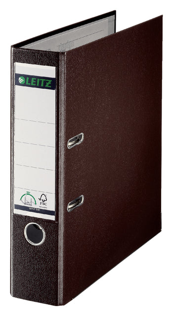 Chemise Leitz A4 80mm PP marron | 20 morceaux