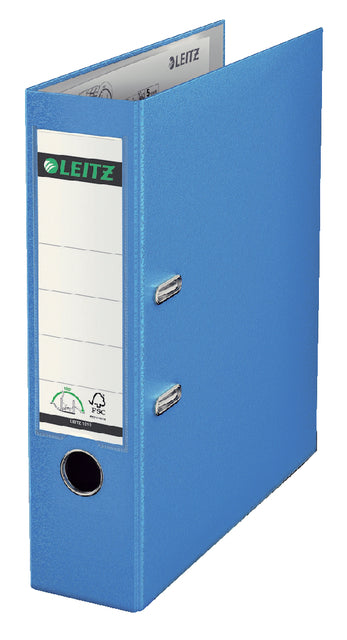 Leitz - Ordner leitz 1010 180° 80mm pp a4 lichtblauw