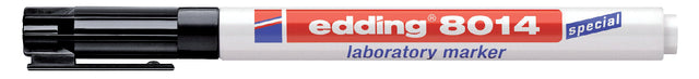 Stylo feutre edding 8014 laboratoire pointe ronde 1mm F noir | 10 morceaux
