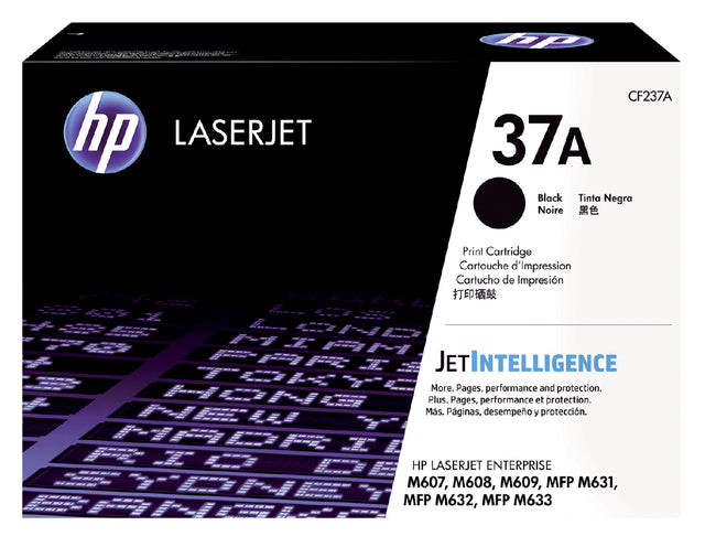 HP - Tonercartridge hp cf237a 37a zwart