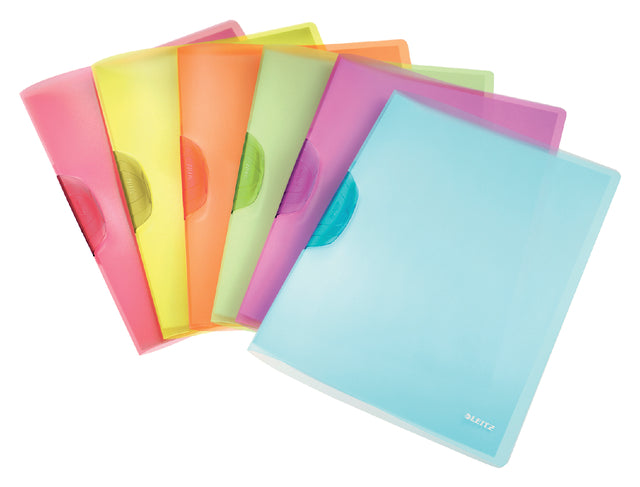 Classeur à clips Leitz Colorclip A4 PP assorti | 6 morceaux