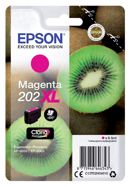 Cartouche d'encre Epson 202XL T02H34 rouge HC