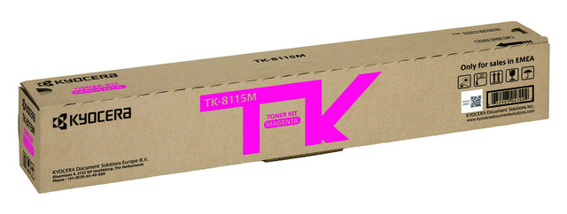 Kyocera - Toner kyocera tk-8115m rood