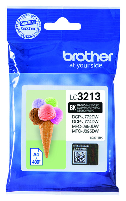 Brother - Inktcartridge brother lc-3213bk zwart