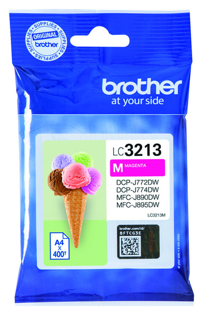 Brother - Inktcartridge brother lc-3213mrood