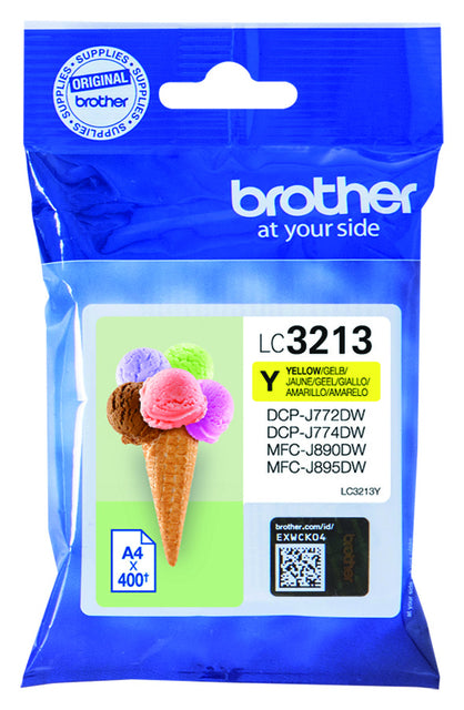 Brother - Inktcartridge brother lc-3213y geel
