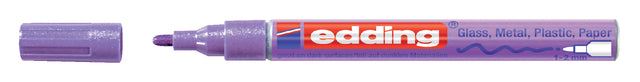 Stylo feutre edding 751 marqueur peinture rond violet métallisé 1-2mm