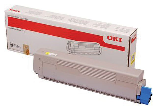 Toner Oki 45862837 jaune