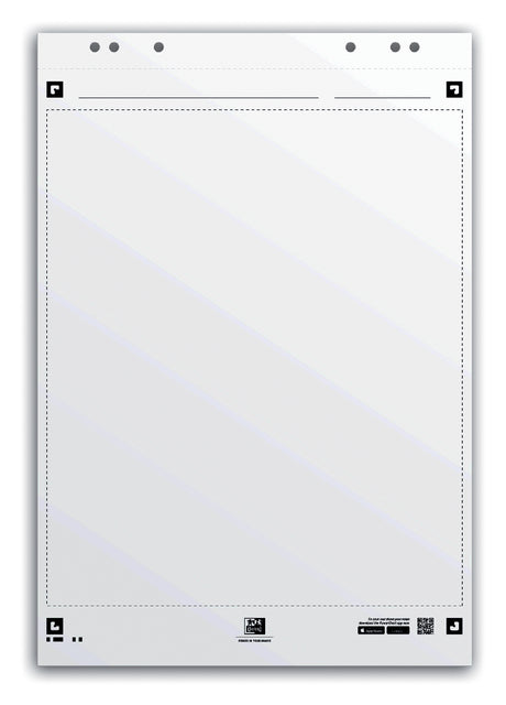 Tableau papier Oxford smart 65x98cm. blanc 90gram 20 feuilles | 3 pièces