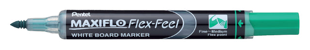 Feutre Pentel MWL5SBF Maxiflo tableau blanc vert 1-5mm | 12 pièces