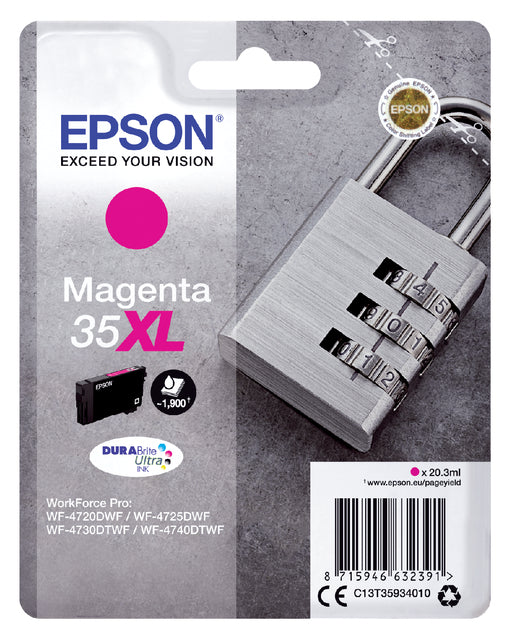 Cartouche d'encre Epson 35XL T3593 rouge HC