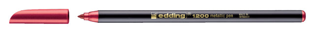 Edding - Fineliner edding 1200 f metallic rood | 10 stuks