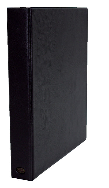 Reliure à anneaux Multo Hannibal A4 23 anneaux O-mech 32mm aspect cuir noir | 10 morceaux