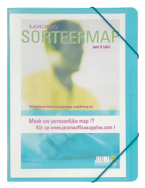 Jalema - Sorteermap djois personaliseerbaar a4 6vak bl