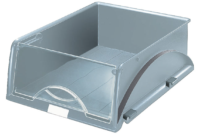 Poubelle de tri Leitz 5231 Sorty avec rabat gris