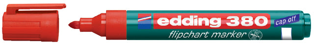Edding - Viltstift edding 380 flipover rond 1.5-3mm rood