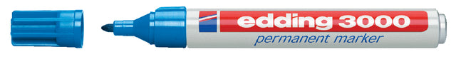 Edding - Viltstift edding 3000 rond 1.5-3mm lichtblauw | 10 stuks