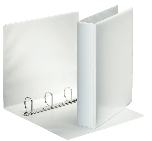 Classeur à anneaux de présentation Esselte Deluxe A4 4 anneaux D-mech 25mm blanc