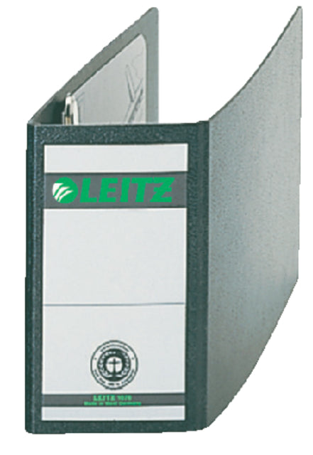 Ordner Leitz A6 77mm carton transversal noir | 5 pièces
