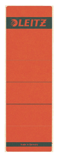 Étiquette de dos Leitz large/court 62x192mm auto-adhésive rouge | 100 pieces