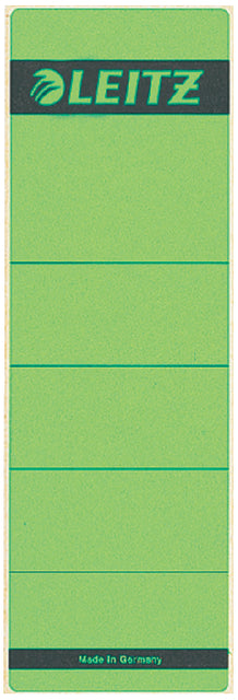 Etiquette de dos Leitz large/court 62x192mm autocollant vert | 100 pieces