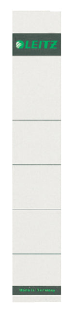 Carte d'insertion de dos Leitz étroit 32x191mm gris | 10 morceaux