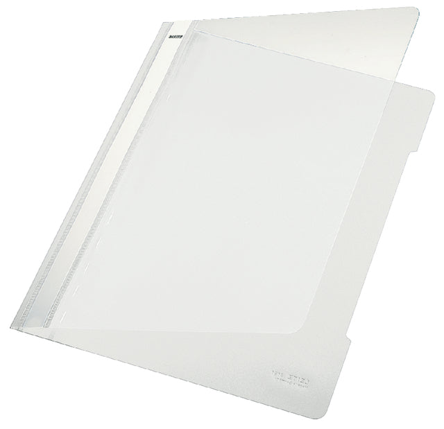 Leitz - Snelhechter Standaard A4 gerecycled PP wit