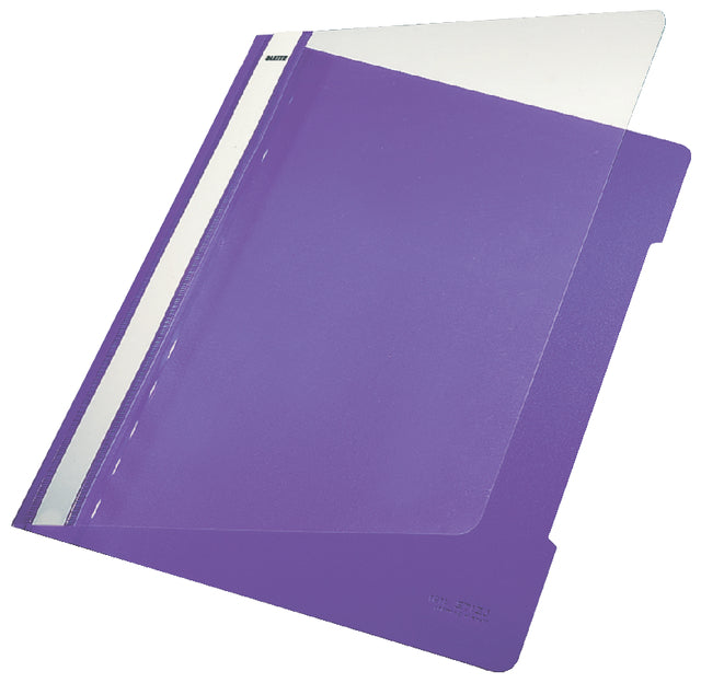 Attaches Leitz standard A4 PVC violet | 8000 pièces