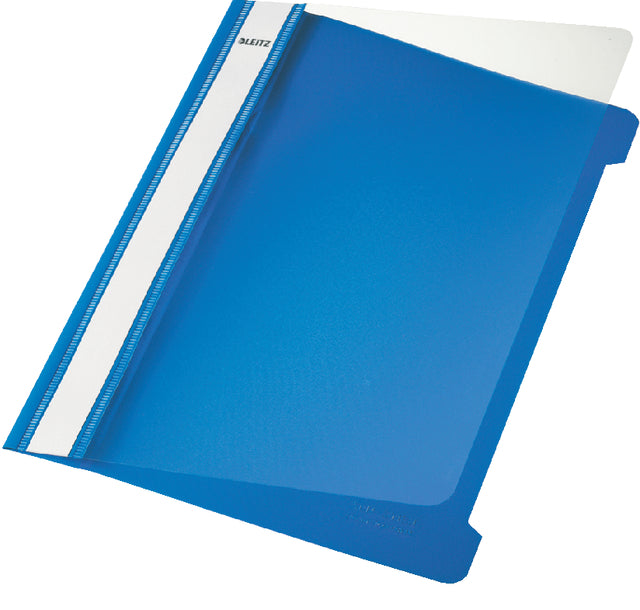 Attache Leitz standard A5 PVC bleu