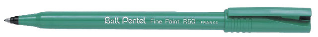 Stylo roller Pentel R50 noir 0.4mm | 12 pièces