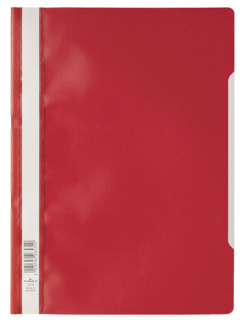 Durable - Snelhechter durable a4 pp rood