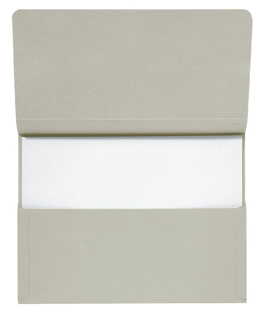 Jalema - Pocketmap folio 100% gerecycled karton 250gr grijs