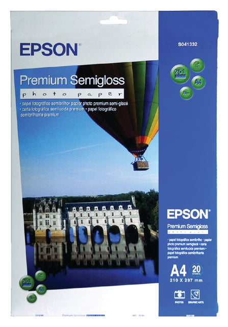 Papier jet d'encre Epson S041332 A4 mat 251gr 20 feuilles