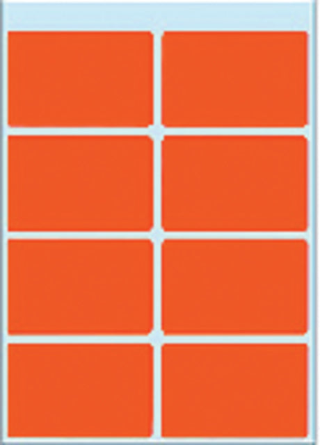 HERMA - Etiket 3692 26x40mm rood 40 stuks
