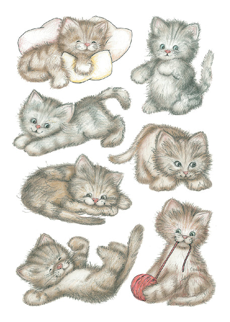 HERMA - Etiket herma 3777 schattig poesje | 10 stuks