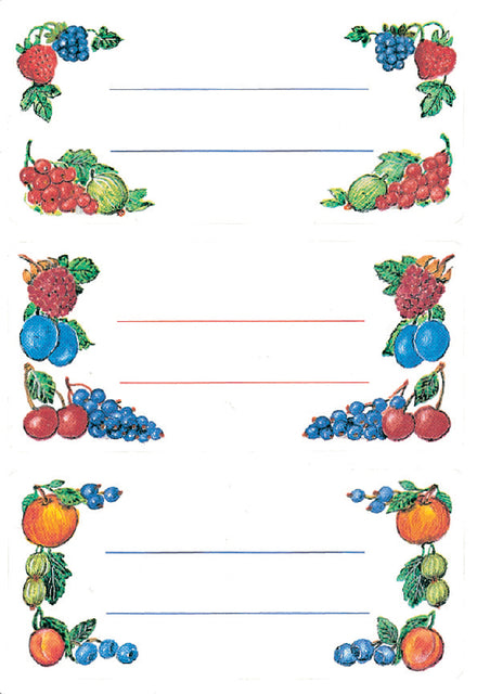 HERMA - Etiket herma 3784 keuken fruit | 10 stuks