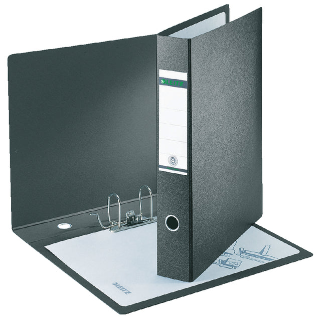 Ordner Leitz A3 77mm debout carton nuageux noir | 2 pièces