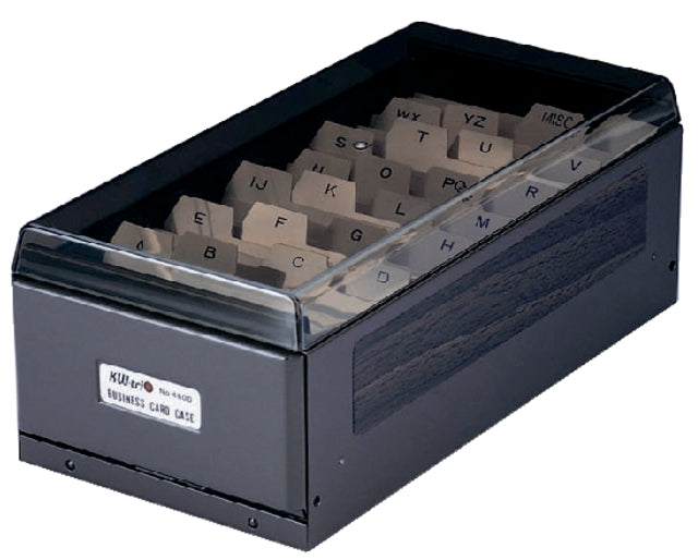 Plateau pour cartes de visite KW-TRIO métal pour 600 cartes de visite