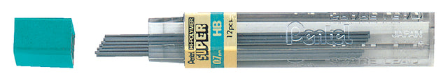 Mine de crayon Pentel 0.7mm noire par tube HB