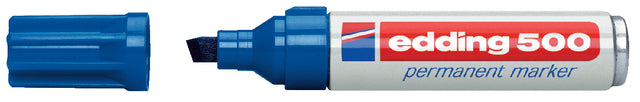 Stylo feutre edding 500 oblique bleu 2-7mm