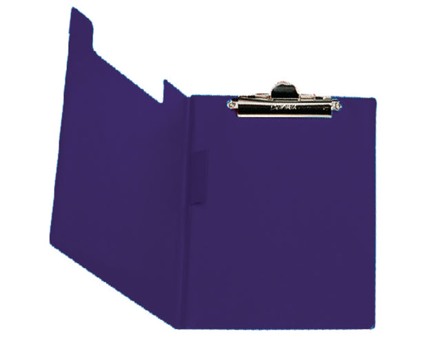 Presse-papiers Bantex avec clip + porte-stylo bleu foncé | 10 morceaux