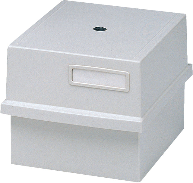 Multiform - Kaartenbak exacompta a6 kort kunststof grijs