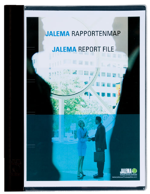 Jalema - Rapportenmap djois snelhechter en dekplaatje a4 zw