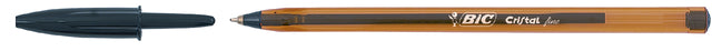 Stylo bille Bic Cristal noir fin