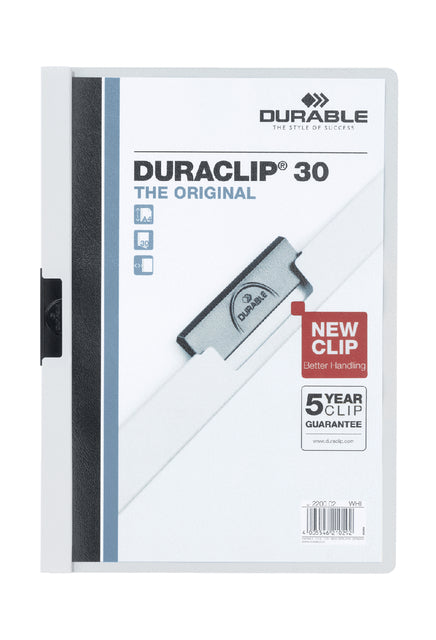 Durable - Klemmap durable duraclip a4 3mm 30v wt